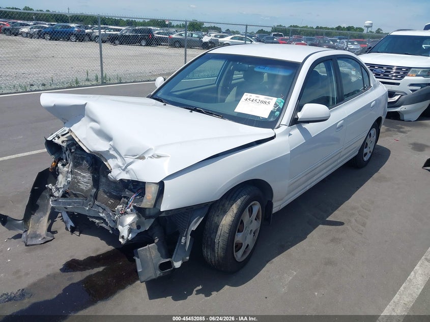 2005 Hyundai Elantra VIN KMHDN46D15U106294 IAAI salvage auction — FRONT END, Salvage (North Carolina), sold $275 on 2026-08-02 (photo 2)