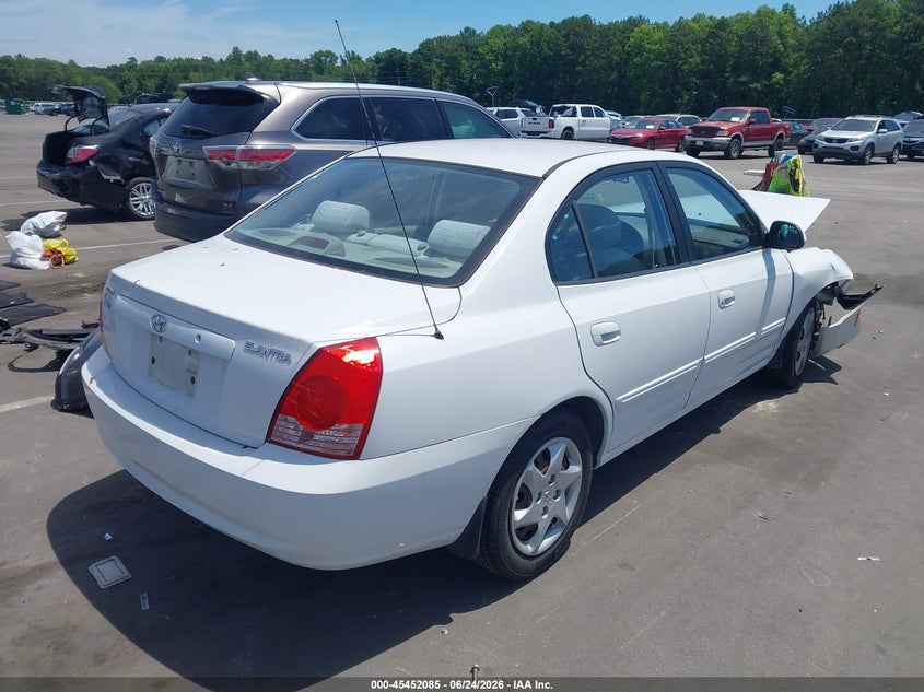 2005 Hyundai Elantra VIN KMHDN46D15U106294 IAAI salvage auction — FRONT END, Salvage (North Carolina), sold $275 on 2026-08-02 (photo 4)