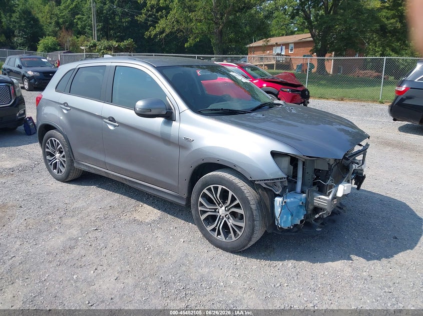 2017 Mitsubishi Outlander VIN JA4AR3AU2HZ005621 IAAI salvage auction — FRONT END, Salvage (Virginia), sold $1,600 on 2026-07-07 (photo 1)
