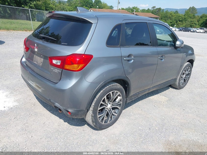 2017 Mitsubishi Outlander VIN JA4AR3AU2HZ005621 IAAI salvage auction — FRONT END, Salvage (Virginia), sold $1,600 on 2026-07-07 (photo 4)