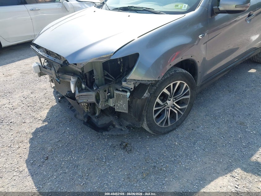 2017 Mitsubishi Outlander VIN JA4AR3AU2HZ005621 IAAI salvage auction — FRONT END, Salvage (Virginia), sold $1,600 on 2026-07-07 (photo 6)