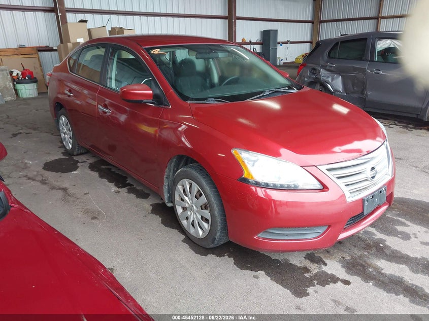 2015 Nissan Sentra VIN 3N1AB7AP4FL650127 IAAI salvage auction — NORMAL WEAR, Clear (Mississippi), sold $425 on 2026-07-17 (photo 1)