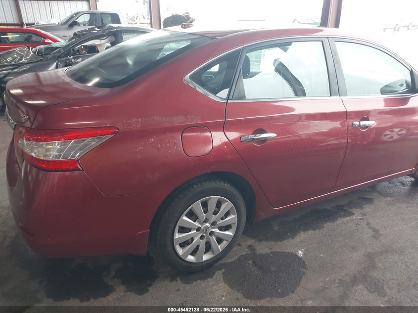 2015 Nissan Sentra VIN 3N1AB7AP4FL650127 IAAI salvage auction — NORMAL WEAR, Clear (Mississippi), sold $425 on 2026-07-17 (photo 6)