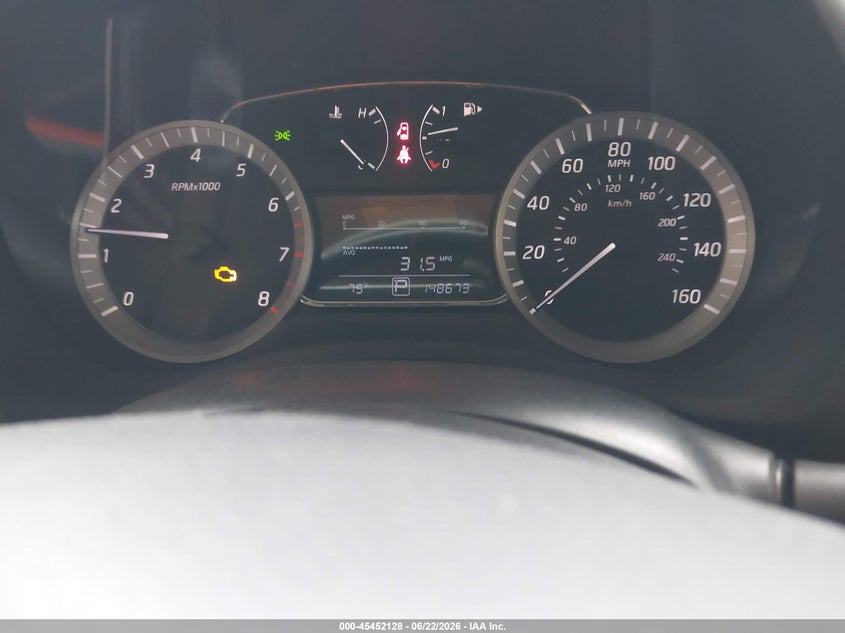 2015 Nissan Sentra VIN 3N1AB7AP4FL650127 IAAI salvage auction — NORMAL WEAR, Clear (Mississippi), sold $425 on 2026-07-17 (photo 7)