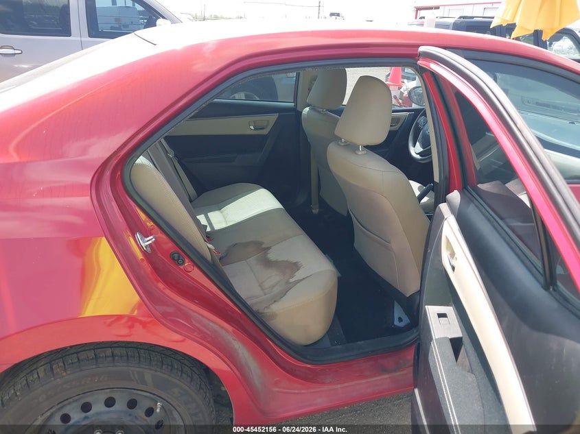 2016 Toyota Corolla VIN 5YFBURHE6GP416958 IAAI salvage auction — UNKNOWN, Salvage Title, sold $1,400 on 2026-07-13 (photo 8)
