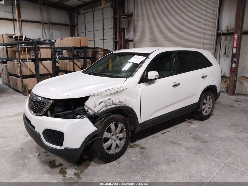 2011 Kia Sorento VIN 5XYKT3A11BG002488 IAAI salvage auction — LEFT FRONT, Salvage (Alabama), sold $600 on 2026-07-29 (photo 2)