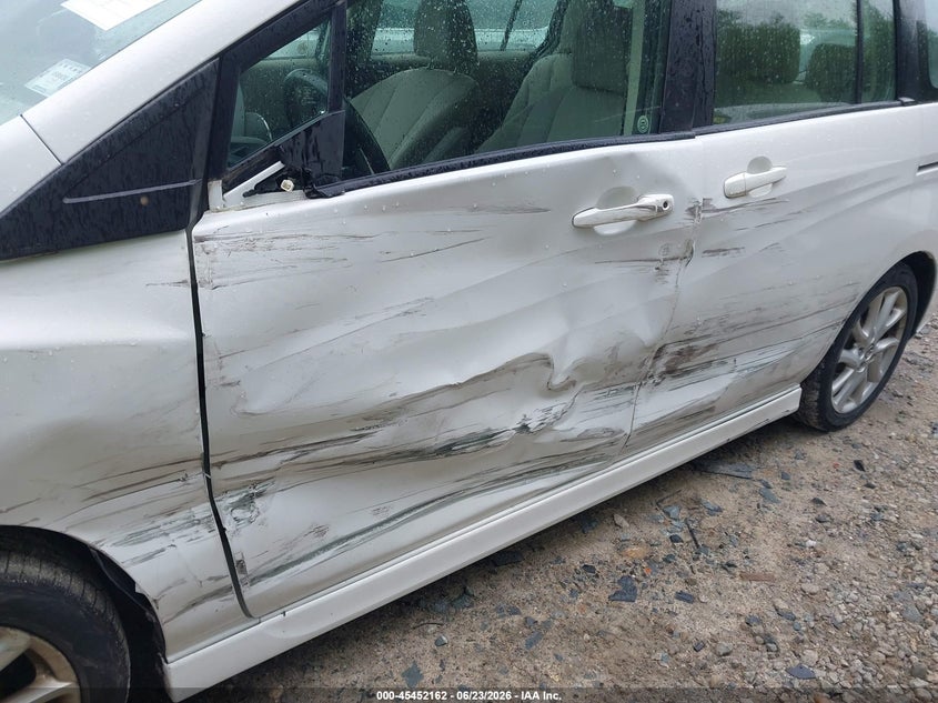 2014 Mazda 5 VIN JM1CW2CL6E0164910 IAAI salvage auction — SIDE, Salvage Title, sold $450 on 2026-07-11 (photo 6)