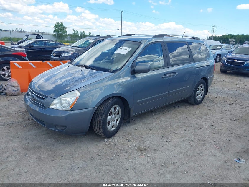 2009 Kia SEDONA VIN KNDMB233296316068 IAAI salvage auction — NORMAL WEAR, Clear-Endorsement (Wisconsin), sold $350 on 2026-07-23 (photo 2)