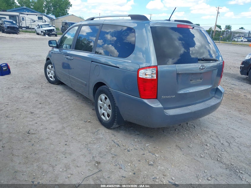 2009 Kia SEDONA VIN KNDMB233296316068 IAAI salvage auction — NORMAL WEAR, Clear-Endorsement (Wisconsin), sold $350 on 2026-07-23 (photo 3)