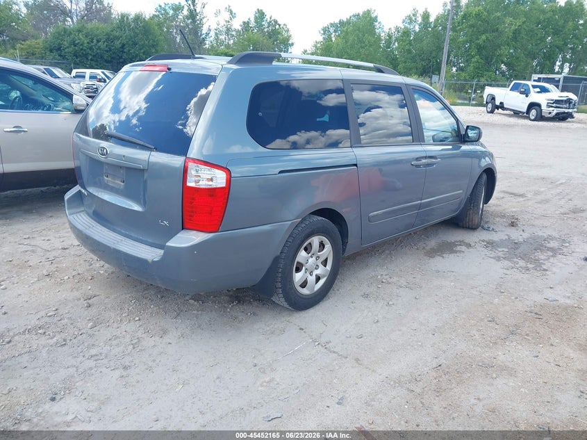 2009 Kia SEDONA VIN KNDMB233296316068 IAAI salvage auction — NORMAL WEAR, Clear-Endorsement (Wisconsin), sold $350 on 2026-07-23 (photo 4)