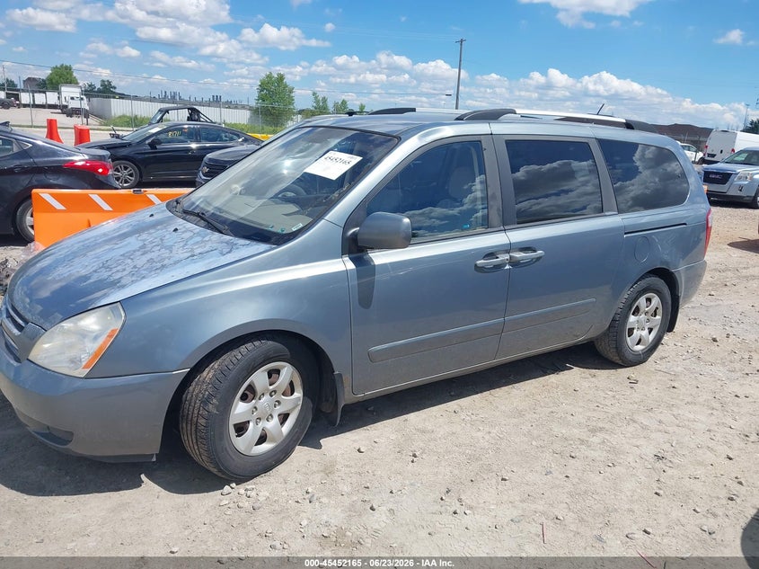 2009 Kia SEDONA VIN KNDMB233296316068 IAAI salvage auction — NORMAL WEAR, Clear-Endorsement (Wisconsin), sold $350 on 2026-07-23 (photo 6)