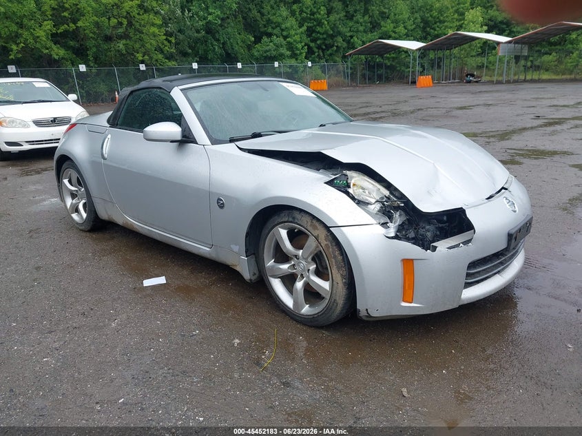 2006 Nissan 350z VIN JN1AZ36AX6M455227 IAAI salvage auction — NORMAL WEAR, Clear (Maryland), sold $1,200 on 2026-08-01 (photo 1)