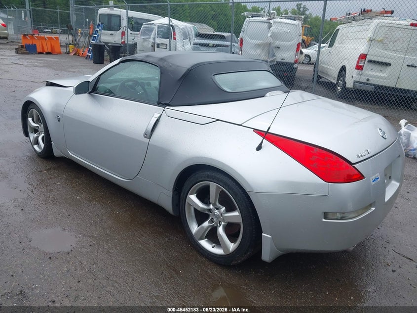 2006 Nissan 350z VIN JN1AZ36AX6M455227 IAAI salvage auction — NORMAL WEAR, Clear (Maryland), sold $1,200 on 2026-08-01 (photo 3)