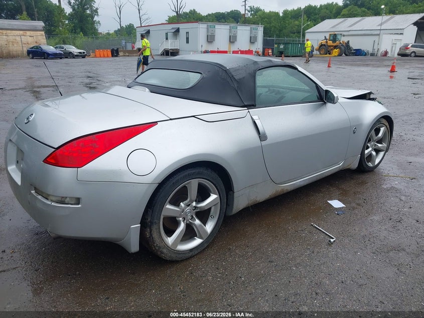 2006 Nissan 350z VIN JN1AZ36AX6M455227 IAAI salvage auction — NORMAL WEAR, Clear (Maryland), sold $1,200 on 2026-08-01 (photo 4)