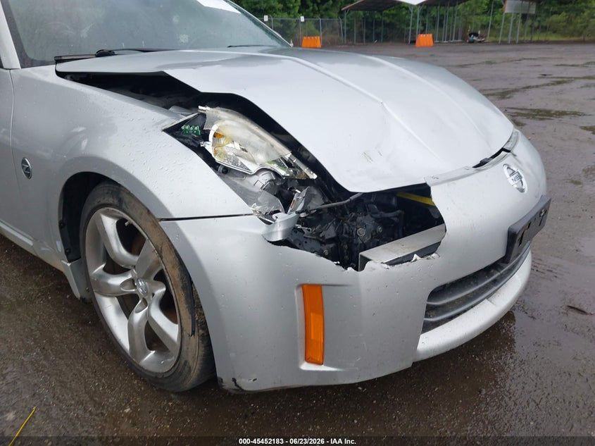 2006 Nissan 350z VIN JN1AZ36AX6M455227 IAAI salvage auction — NORMAL WEAR, Clear (Maryland), sold $1,200 on 2026-08-01 (photo 6)