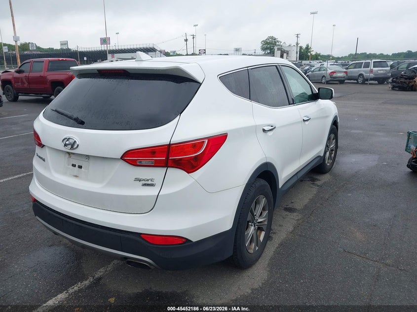 2014 Hyundai Santa fe VIN 5XYZTDLB9EG146921 IAAI salvage auction — FRONT END, Salvage (Pennsylvania), sold $700 on 2026-07-12 (photo 4)