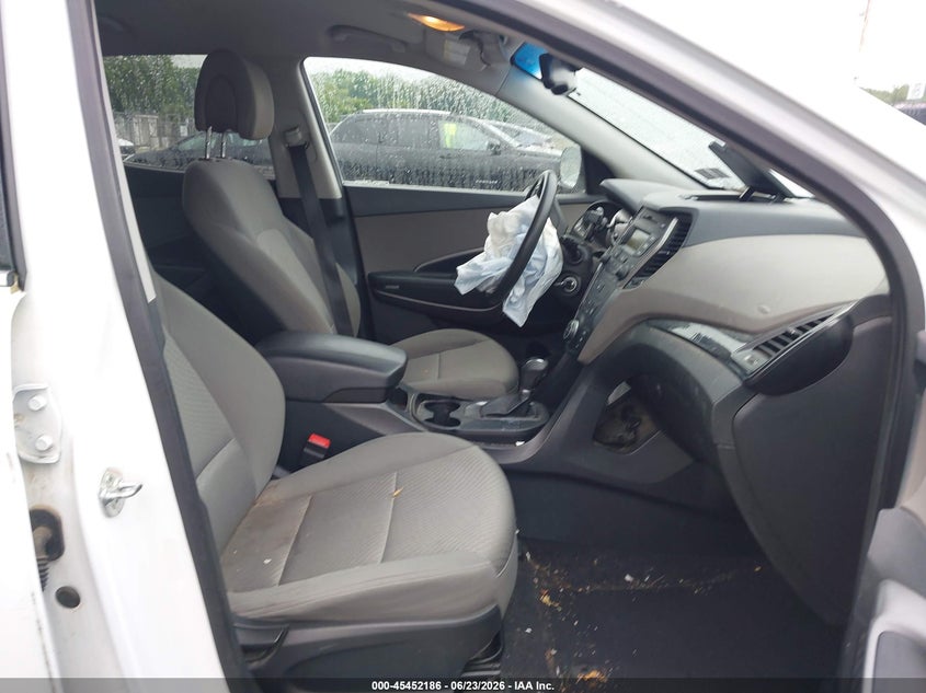 2014 Hyundai Santa fe VIN 5XYZTDLB9EG146921 IAAI salvage auction — FRONT END, Salvage (Pennsylvania), sold $700 on 2026-07-12 (photo 5)