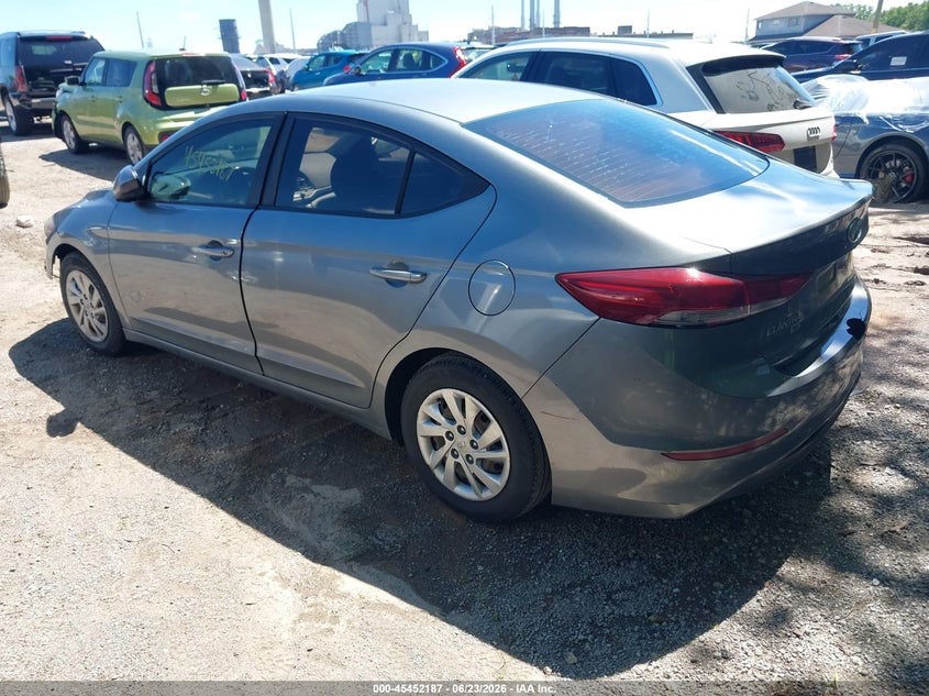 2018 Hyundai Elantra VIN KMHD74LF9JU475978 IAAI salvage auction — NORMAL WEAR, Clear (Indiana), sold $1,050 on 2026-07-22 (photo 3)