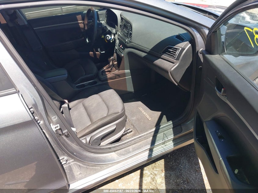2018 Hyundai Elantra VIN KMHD74LF9JU475978 IAAI salvage auction — NORMAL WEAR, Clear (Indiana), sold $1,050 on 2026-07-22 (photo 5)
