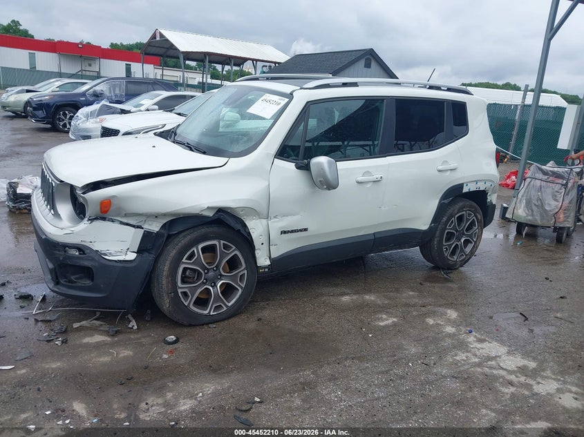2016 Jeep Renegade VIN ZACCJBDT3GPD28673 IAAI salvage auction — FRONT & REAR, Salvage - Greater Than 75% (Maryland), sold $700 on 2026-07-17 (photo 6)