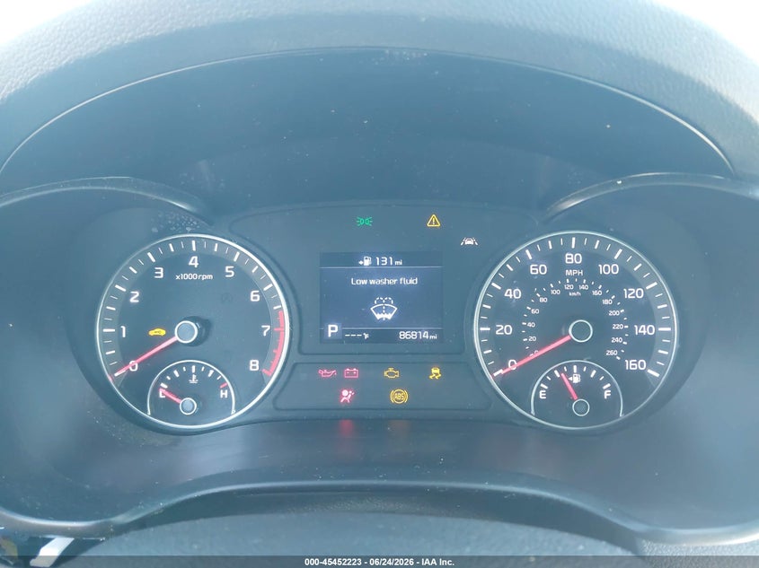 2019 Kia Optima VIN 5XXGT4L39KG285639 IAAI salvage auction — FRONT END, Salvage Title, sold $675 on 2026-07-26 (photo 7)