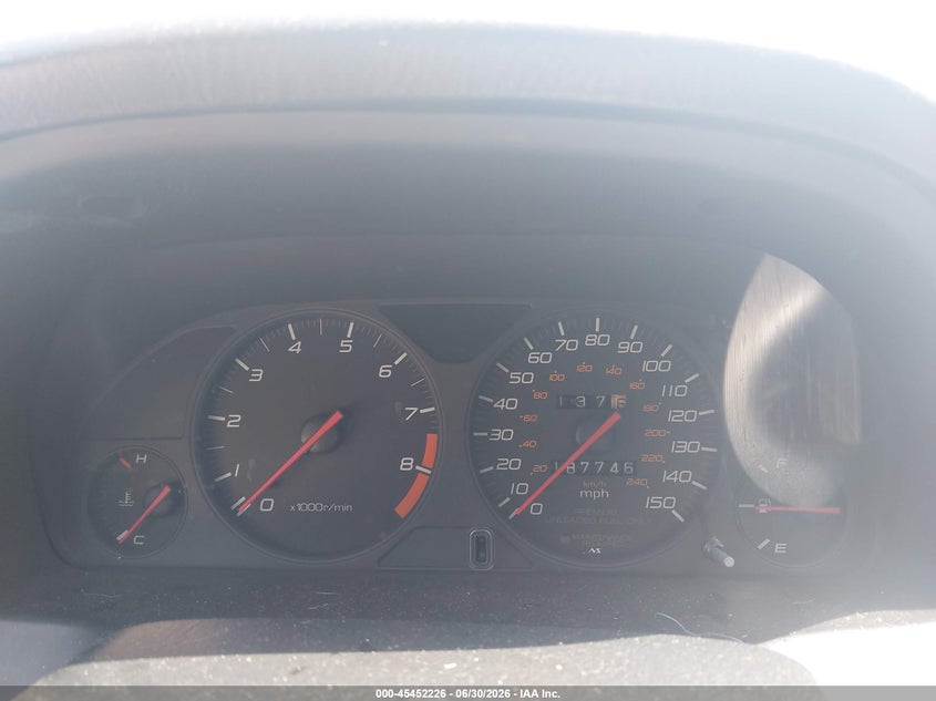 1998 Honda Prelude VIN JHMBB6145WC014523 IAAI salvage auction — NORMAL WEAR, Clear (Tennessee), sold $3,700 on 2026-07-08 (photo 7)