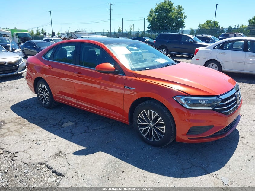 2019 Volkswagen Jetta VIN 3VWE57BU3KM068290 IAAI salvage auction — REAR END, Salvage Title, sold $4,350 on 2026-08-20 (photo 1)
