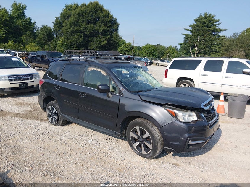 2017 Subaru Forester VIN JF2SJAJC7HH572296 IAAI salvage auction — LEFT SIDE, Wait Title, sold $1,000 on 2026-09-07 (photo 1)