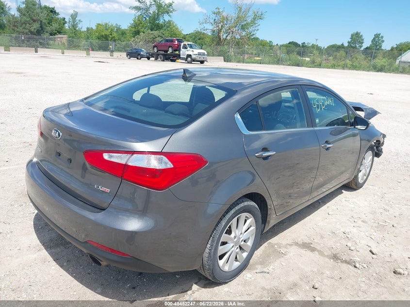 2014 Kia Forte VIN KNAFX4A87E5115381 IAAI salvage auction — FRONT END, Junk Bill Of Sale Mv2459 (Wisconsin), sold $500 on 2026-07-07 (photo 4)