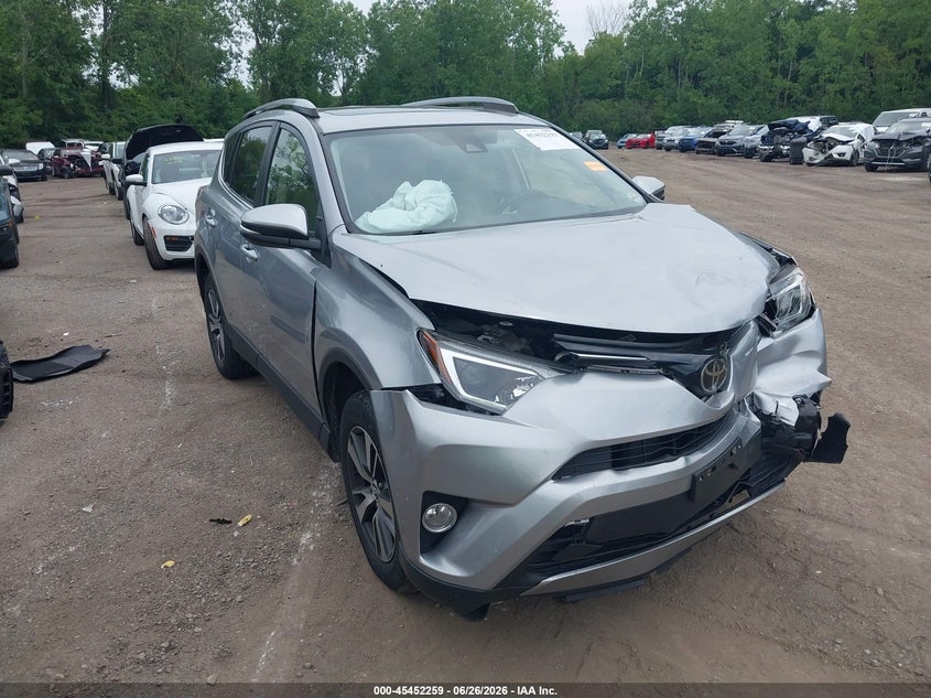 2018 Toyota Rav 4 VIN JTMRFREV4JJ216749 IAAI salvage auction — FRONT END, Salvage Title, sold $3,650 on 2026-07-21 (photo 1)