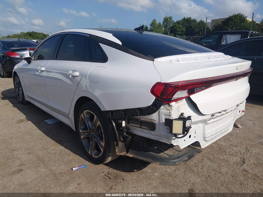 2023 Kia K5 VIN 5XXG34J27PG219186 IAAI salvage auction — REAR END, Salvage Title, sold $7,100 on 2026-08-02 (photo 3)