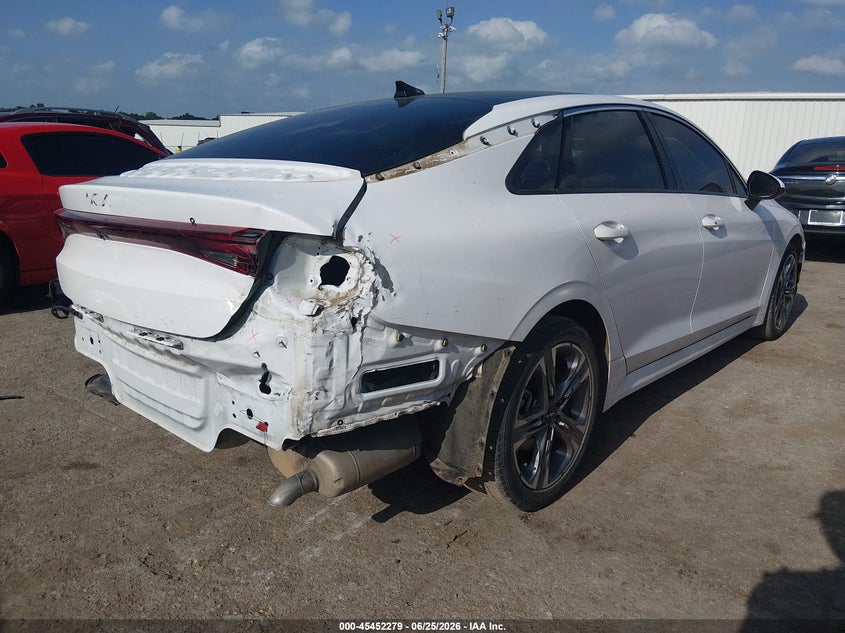 2023 Kia K5 VIN 5XXG34J27PG219186 IAAI salvage auction — REAR END, Salvage Title, sold $7,100 on 2026-08-02 (photo 4)