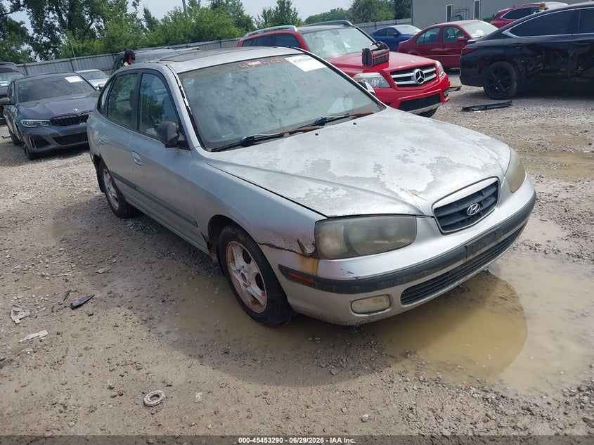2002 Hyundai Elantra VIN KMHDN55D22U043788 IAAI salvage auction — NORMAL WEAR, Original (Ohio), sold $250 on 2026-07-08 (photo 1)