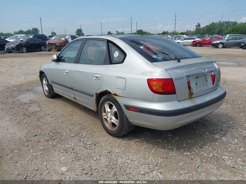 2002 Hyundai Elantra VIN KMHDN55D22U043788 IAAI salvage auction — NORMAL WEAR, Original (Ohio), sold $250 on 2026-07-08 (photo 3)