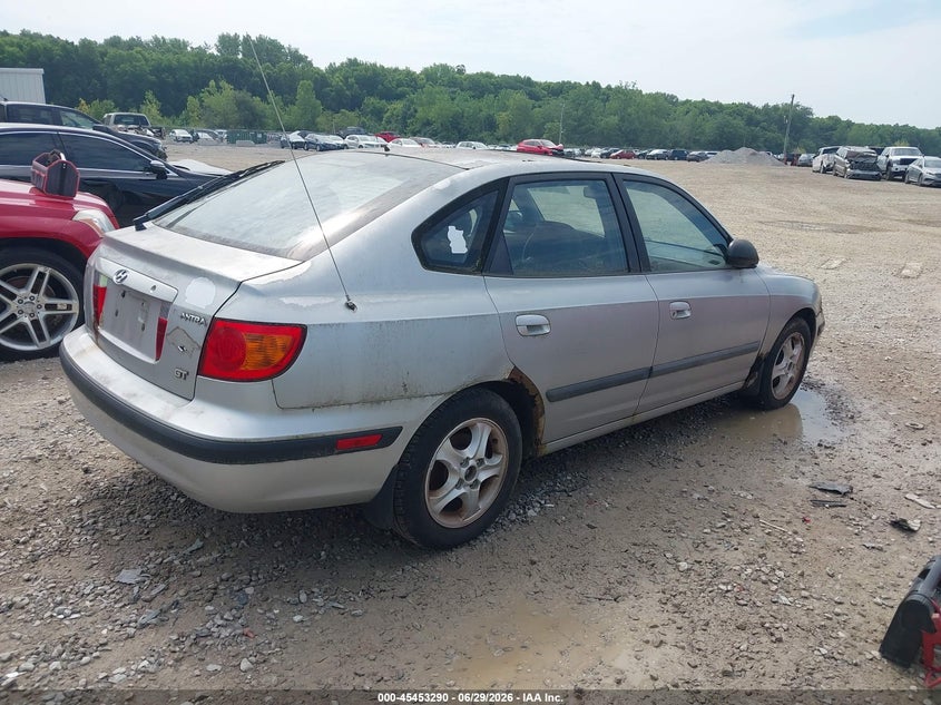 2002 Hyundai Elantra VIN KMHDN55D22U043788 IAAI salvage auction — NORMAL WEAR, Original (Ohio), sold $250 on 2026-07-08 (photo 4)