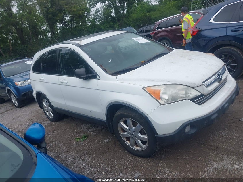 2007 Honda Cr-v VIN JHLRE48777C004642 IAAI salvage auction — NORMAL WEAR, Clear (Indiana), sold $1,575 on 2026-07-08 (photo 1)