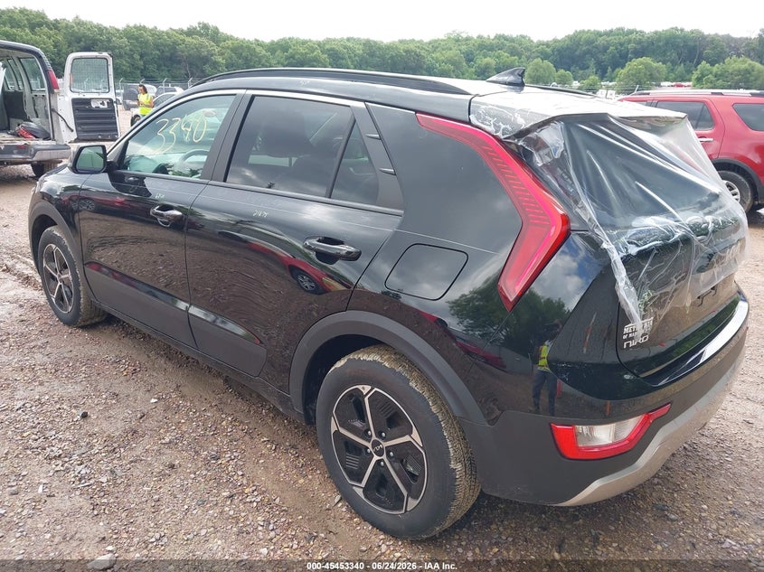2025 Kia Niro VIN KNDCR3LE9S5233800 IAAI salvage auction — HAIL, Salvage Title, sold $4,000 on 2026-07-22 (photo 3)