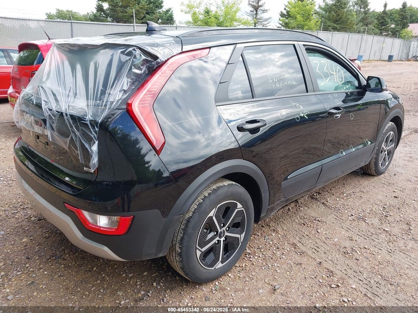 2025 Kia Niro VIN KNDCR3LE9S5233800 IAAI salvage auction — HAIL, Salvage Title, sold $4,000 on 2026-07-22 (photo 4)