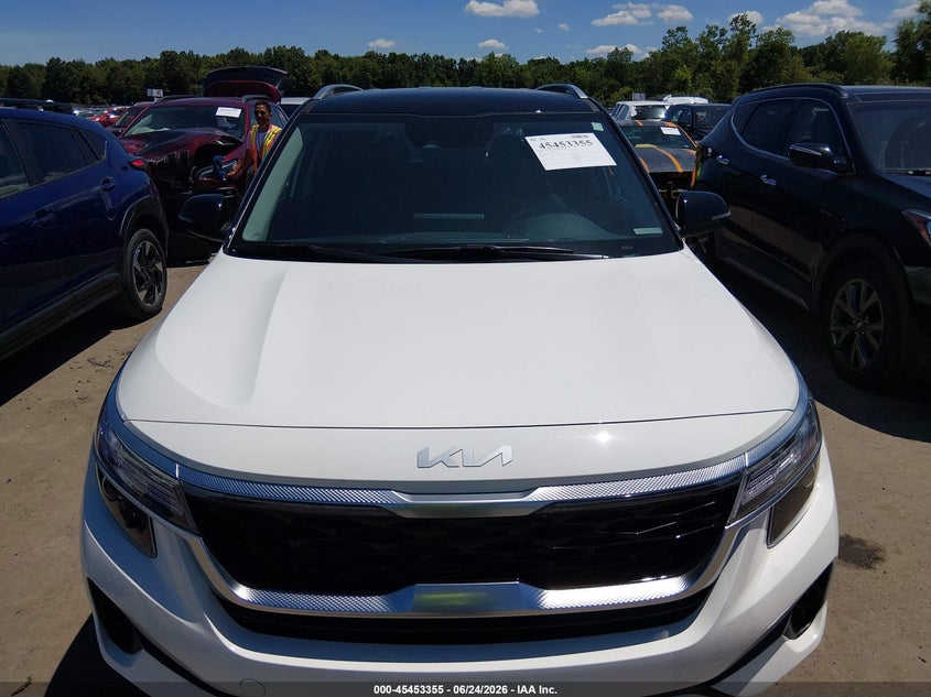 2023 Kia Seltos VIN KNDEUCAA1P7417776 IAAI salvage auction — HAIL, Salvage (Ohio), sold $7,300 on 2026-07-21 (photo 6)