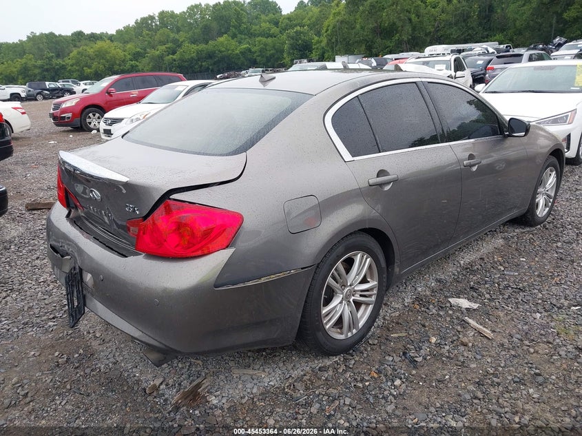 2012 Infiniti G37 VIN JN1CV6AR0CM681310 IAAI salvage auction — REAR END, Salvage (Tennessee), sold $775 on 2026-07-16 (photo 4)