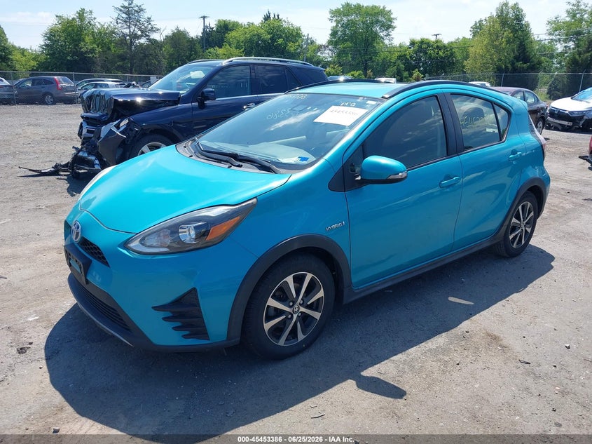 2018 Toyota Prius c VIN JTDKDTB31J1616677 IAAI salvage auction — UNKNOWN, Salvage (Virginia), sold $5,350 on 2026-07-07 (photo 2)