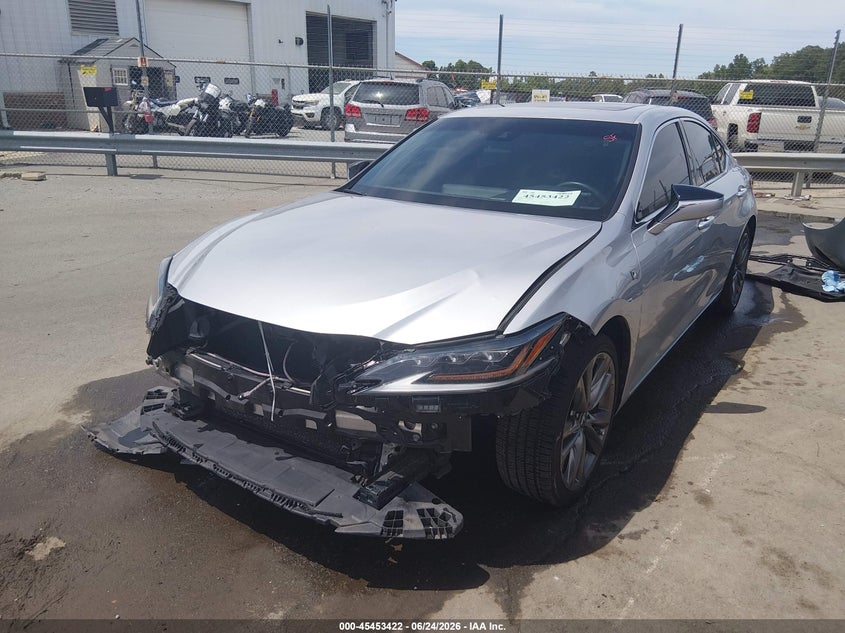 2019 Lexus ES VIN 58ABZ1B12KU014508 IAAI salvage auction — FRONT END, Salvage Title, sold $15,000 on 2026-07-31 (photo 2)