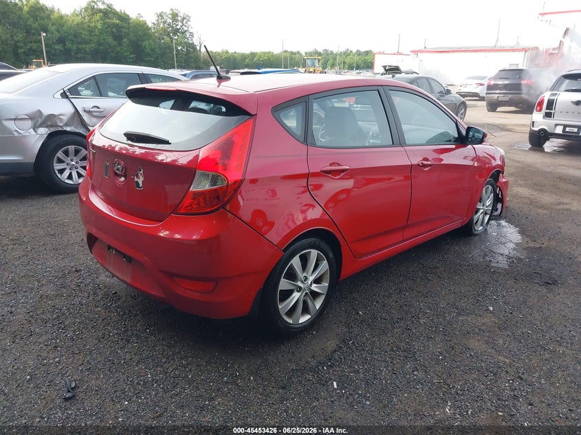 2013 Hyundai Accent VIN KMHCU5AE0DU100201 IAAI salvage auction — FRONT END, Salvage Title, sold $475 on 2026-07-15 (photo 4)