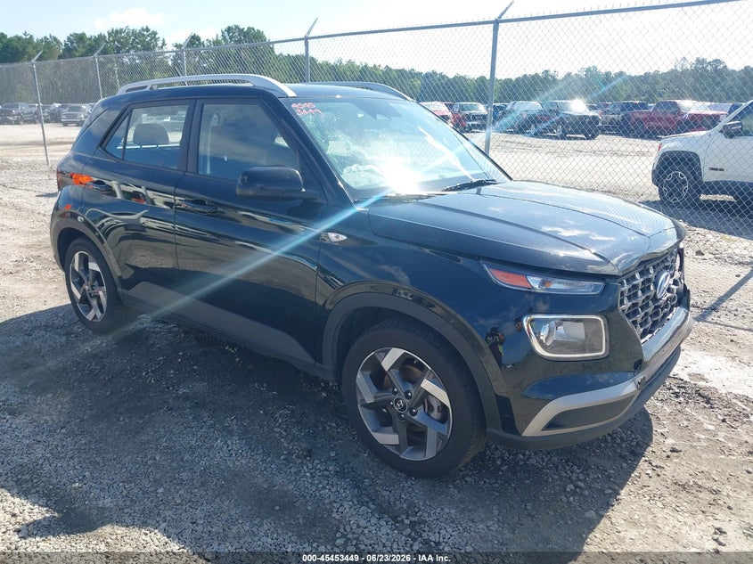 2025 Hyundai Venue VIN KMHRC8A3XSU376928 IAAI salvage auction — FRONT END, Enterprise Vehicles Clear Only (Florida), sold $7,900 on 2026-07-15 (photo 1)