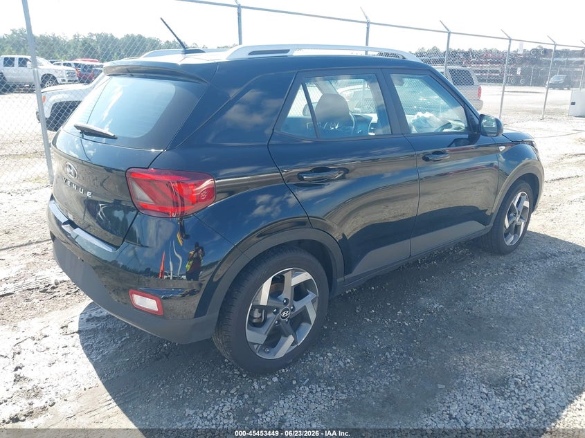 2025 Hyundai Venue VIN KMHRC8A3XSU376928 IAAI salvage auction — FRONT END, Enterprise Vehicles Clear Only (Florida), sold $7,900 on 2026-07-15 (photo 4)