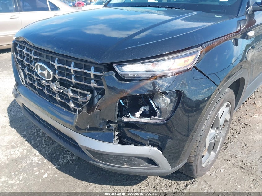 2025 Hyundai Venue VIN KMHRC8A3XSU376928 IAAI salvage auction — FRONT END, Enterprise Vehicles Clear Only (Florida), sold $7,900 on 2026-07-15 (photo 6)