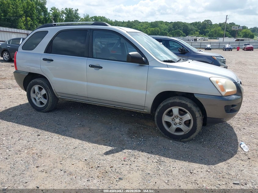 2008 Kia Sportage VIN KNDJF724X87476822 IAAI salvage auction — NORMAL WEAR, Clear (Alabama), sold $600 on 2026-07-13 (photo 1)
