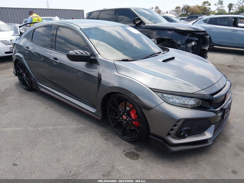 2019 Honda Civic type r VIN SHHFK8G75KU203376 IAAI salvage auction — NORMAL WEAR, Salvage Title - Dealer (California), sold $9,100 on 2026-07-27 (photo 1)