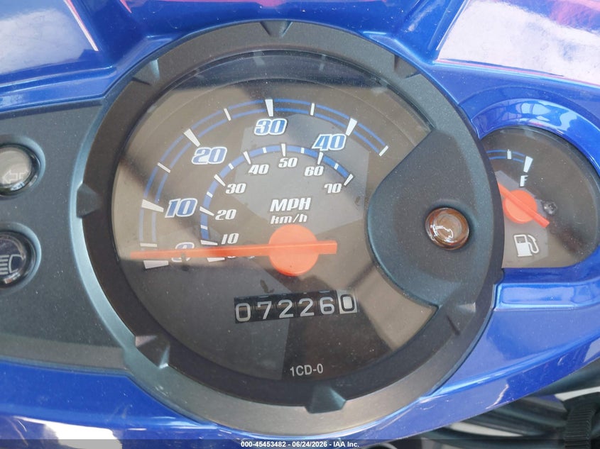 2012 Yamaha VIN RKRSA43A8CA112652 IAAI salvage auction — THEFT, Salvage - Greater Than 75% (Maryland), sold $325 on 2026-07-08 (photo 7)