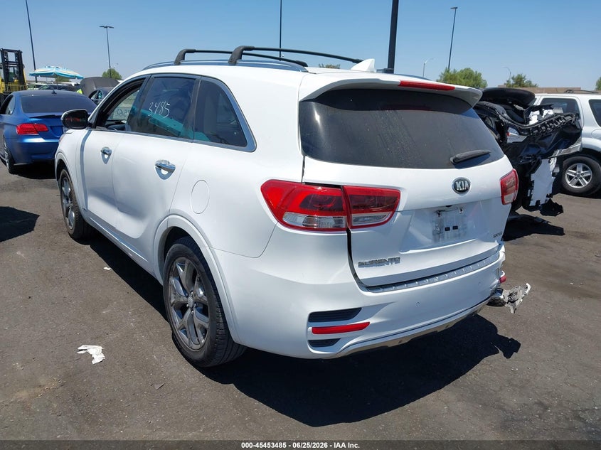 2017 Kia Sorento VIN 5XYPKDA59HG262468 IAAI salvage auction — RIGHT REAR, Salvage Title, sold $3,225 on 2026-07-17 (photo 3)